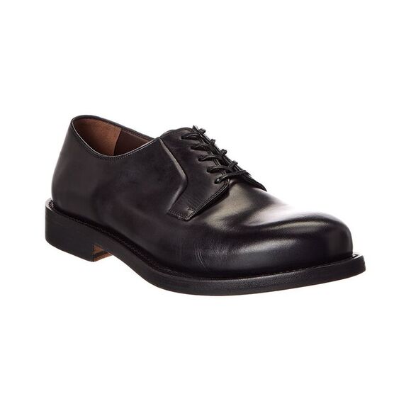 Ferragamo Marius Leather Oxford Black